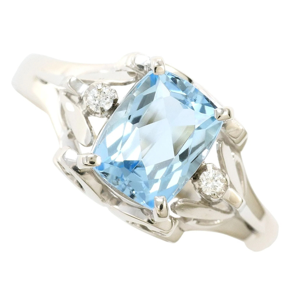 VINTAGE Silver Diamond Ring
